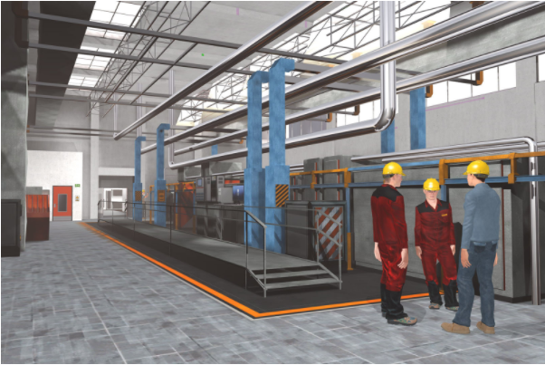 Hier sehen Sie ein Beispielbild zum 3D Awareness Training: Informationssicherheit für ProduktionsmitarbeiterInnen